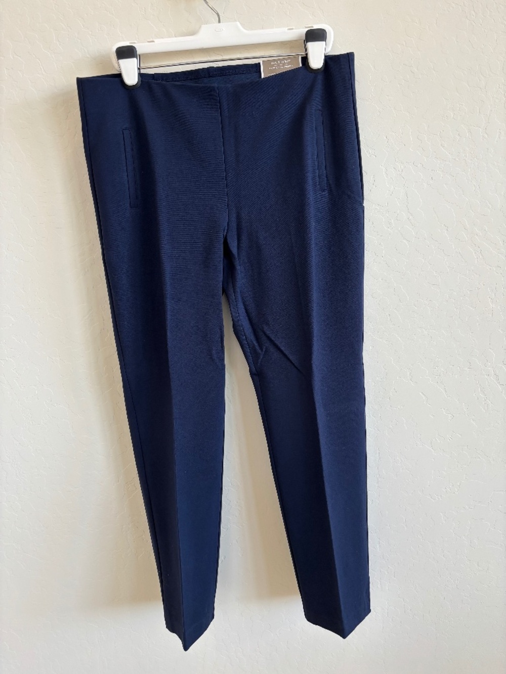 NWT Chico’s Navy Juliet Straight Leg Ponte Pants Size 3 / 16 Regular